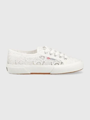 Superga tenisówki 2750 MACRAME damskie kolor biały S81219W