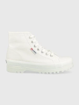 Superga trampki damskie kolor biały