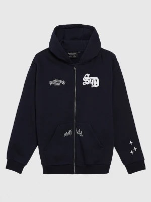 Supply & Demand Bluza Rozpinana Scape niebieski