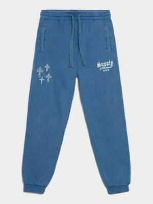 Supply&demand Spodnie Crosses Pnt Blu-Cpbl Supply & Demand