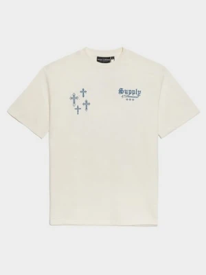 Supply&demand T-Shirt Crosses Tee Gry-Vgy Supply & Demand