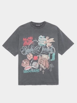 Supply&demand T-Shirt Motley Tee Blk-Blk Supply & Demand