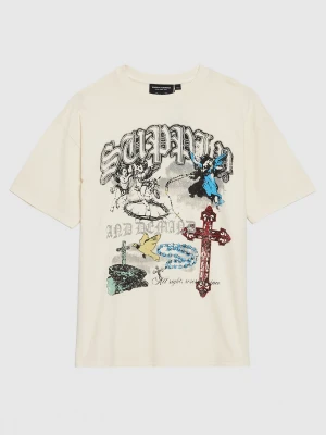 Supply & Demand T Shirt Retrospect biały