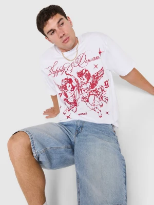 Supply & Demand T-Shirt Stupe Tee Wht-Wht biały