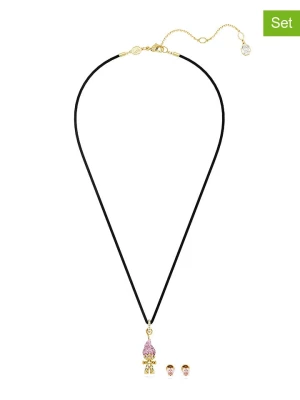 Swarovski 2-częściowy zestaw biżuterii rozmiar: onesize