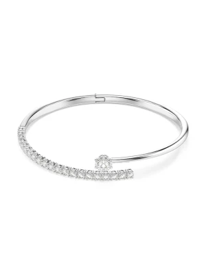 Swarovski bransoletka damska metalowa z cyrkonią MATRIX srebrny