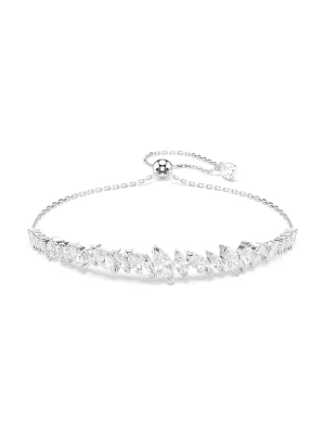 Swarovski bransoletka damska metalowa z cyrkonią MESMERA srebrny