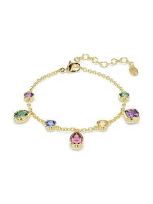 Swarovski bransoletka damska pozłacana z cyrkonią IMBER złoty