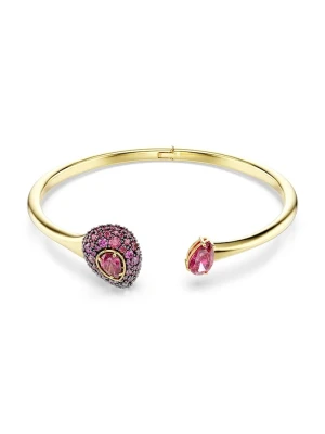 Swarovski bransoletka damska pozłacana z cyrkonią SUBLIMA różowy
