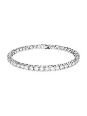 Swarovski bransoletka Matrix srebrny