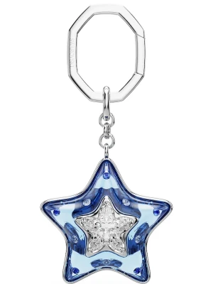 Swarovski brelok ze stali nierdzewnej SUBLIMA niebieski