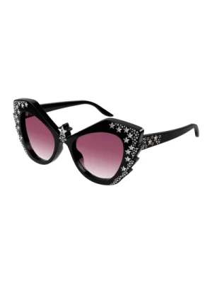 Swarovski Cat-Eye Oversized Okulary przeciwsłoneczne Gucci