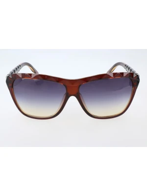 Swarovski Damskie okulary przeciwsłoneczne w kolorze brązowo-niebieskim rozmiar: 62