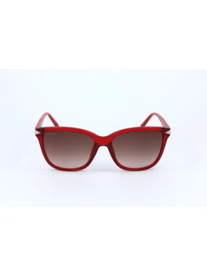 Swarovski Damskie okulary przeciwsłoneczne w kolorze czerwono-jasnobrązowym rozmiar: 55