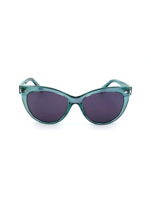 Swarovski Damskie okulary przeciwsłoneczne w kolorze fioletowo-zielonym rozmiar: 55