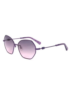 Swarovski Damskie okulary przeciwsłoneczne w kolorze fioletowym rozmiar: 56