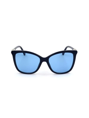 Swarovski Damskie okulary przeciwsłoneczne w kolorze granatowo-niebieskim rozmiar: 55