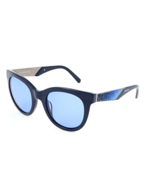 Swarovski Damskie okulary przeciwsłoneczne w kolorze granatowym rozmiar: 50