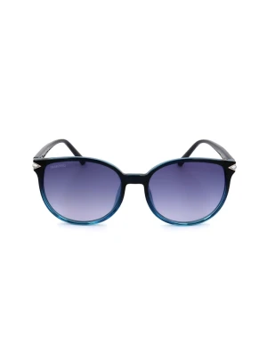 Swarovski Damskie okulary przeciwsłoneczne w kolorze granatowym rozmiar: 55