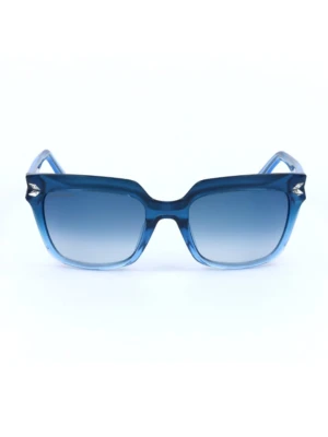 Swarovski Damskie okulary przeciwsłoneczne w kolorze niebieskim rozmiar: 51