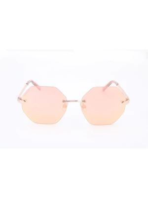 Swarovski Damskie okulary przeciwsłoneczne w kolorze różowozłotym rozmiar: 56