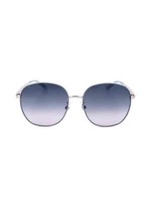 Swarovski Damskie okulary przeciwsłoneczne w kolorze srebrno-niebieskim rozmiar: 59
