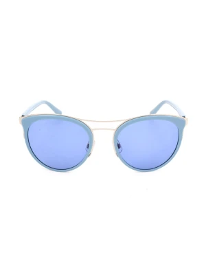 Swarovski Damskie okulary przeciwsłoneczne w kolorze złoto-błękitnym rozmiar: 54