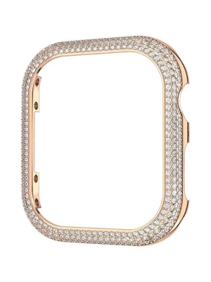 Swarovski etui na smartwatch SPARKLING kolor różowy