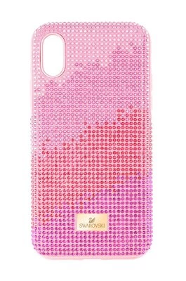 Swarovski etui na telefon High Love iPhone Xs MAX 5481464 kolor różowy