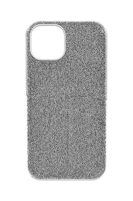 Swarovski etui na telefon iPhone 14 kolor srebrny