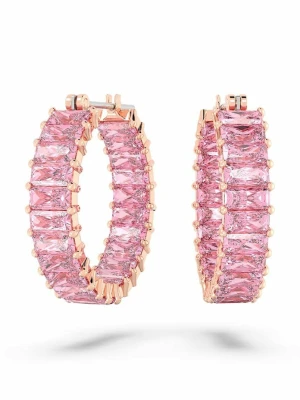 Swarovski kolczyki 5657726 MATRIX różowy