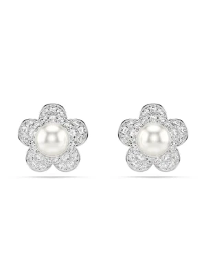 Swarovski kolczyki damskie metalowe z kryształem Swarovski Ariana Grande x Swarovski srebrny