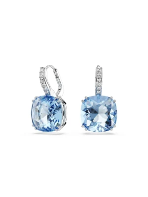 Swarovski kolczyki damskie metalowe z kryształem Swarovski MILLENIA niebieski