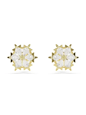 Swarovski kolczyki damskie pozłacane z cyrkonią MAGIC złoty