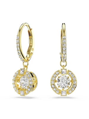 Swarovski kolczyki damskie pozłacane z cyrkonią UNA złoty