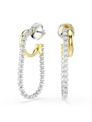 Swarovski kolczyki damskie z cyrkonią HYPERBOLA srebrny