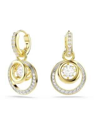 Swarovski kolczyki HYPERBOLA złoty