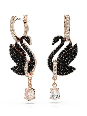 Swarovski kolczyki Swan