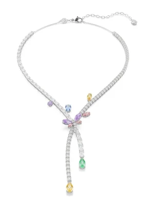 Swarovski naszyjnik damski metalowy z cyrkonią Ariana Grande x srebrny