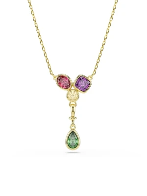 Swarovski naszyjnik damski pozłacany z cyrkonią IMBER złoty
