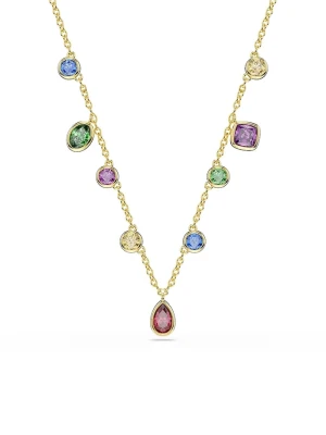 Swarovski naszyjnik damski pozłacany z cyrkonią IMBER złoty