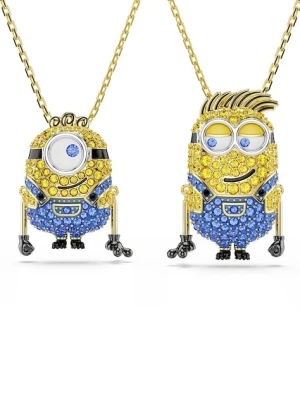Swarovski naszyjnik damski pozłacany z cyrkonią MINIONS