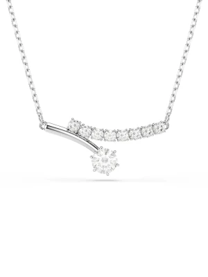 Swarovski naszyjnik damski z cyrkonią MATRIX srebrny