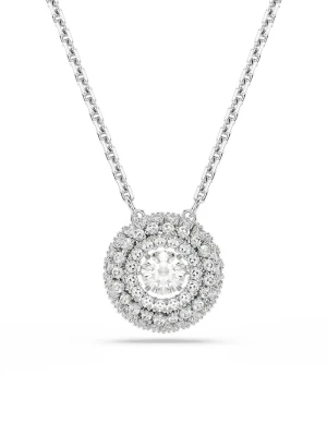 Swarovski naszyjnik damski z cyrkonią SUBLIMA srebrny