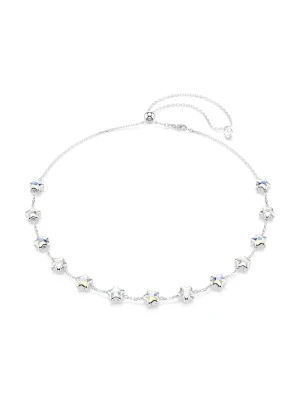 Swarovski naszyjnik damski z kryształem Swarovski CHROMA srebrny