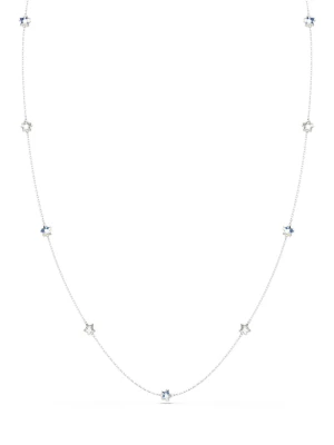 Swarovski naszyjnik damski z kryształem CHROMA srebrny