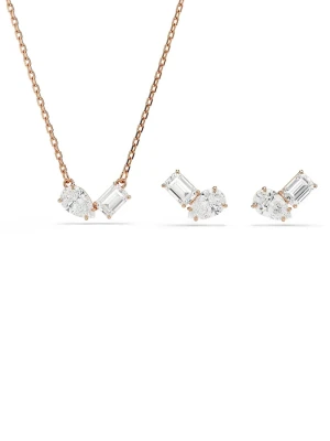 Swarovski naszyjnik i kolczyki MESMERA złoty
