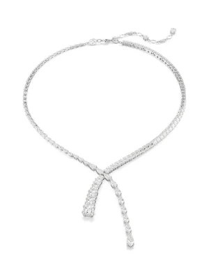 Swarovski naszyjnik MATRIX srebrny