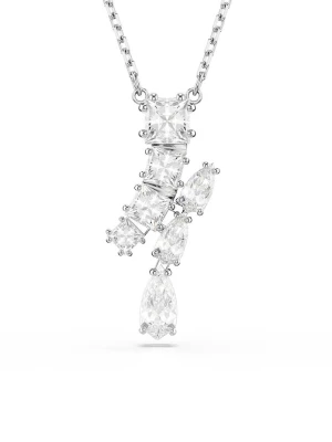 Swarovski naszyjnik MATRIX srebrny