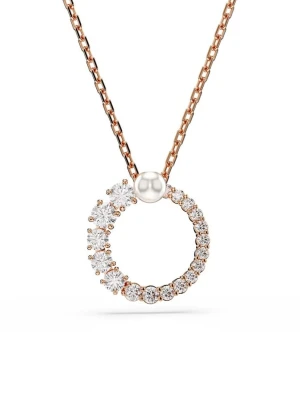 Swarovski naszyjnik MATRIX złoty